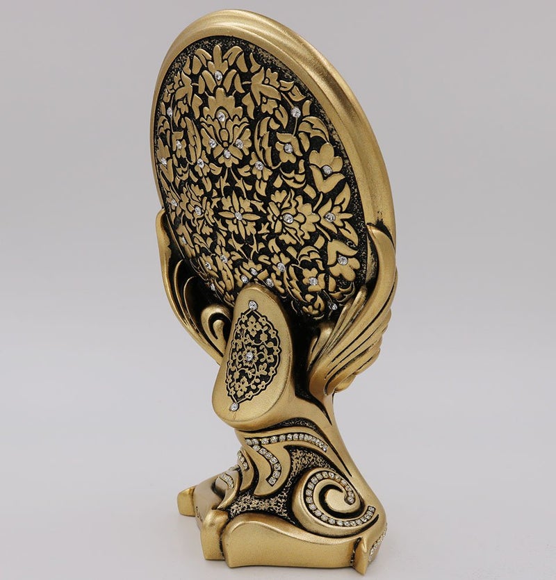 Gunes Islamic Home Table Decor Showpiece Bookend Oval Allah Muhammad Ayatul Kursi Showpiece Eid Ramadan Gift (Ayatul Kursi) - Image 4